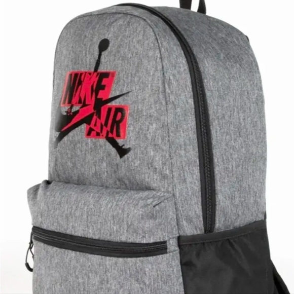 Air Jordan Mens Jumpman Carbon Heather Large Backpack - Picture 2 of 9